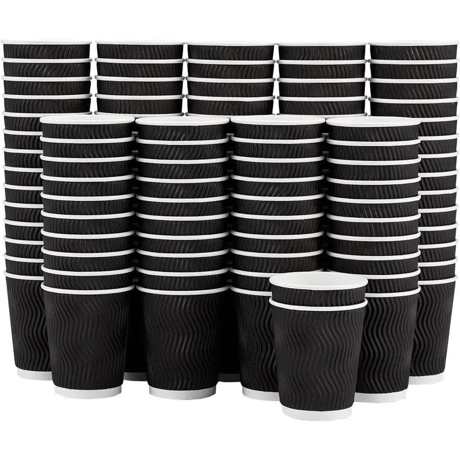 200ml-black-ripple-paper-cups